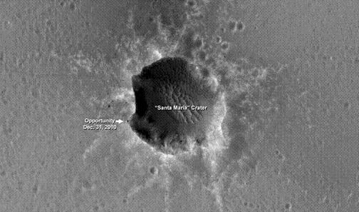 Foto Rover Opportunity en Marte Foto Rover Opportunity en Marte